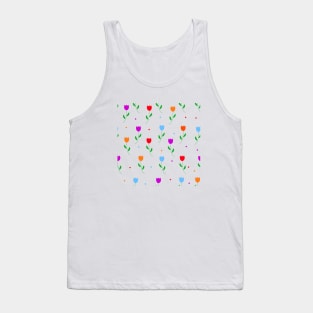 Colored tulips. Tank Top